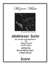 Abdelazar Suite Orchestra sheet music cover